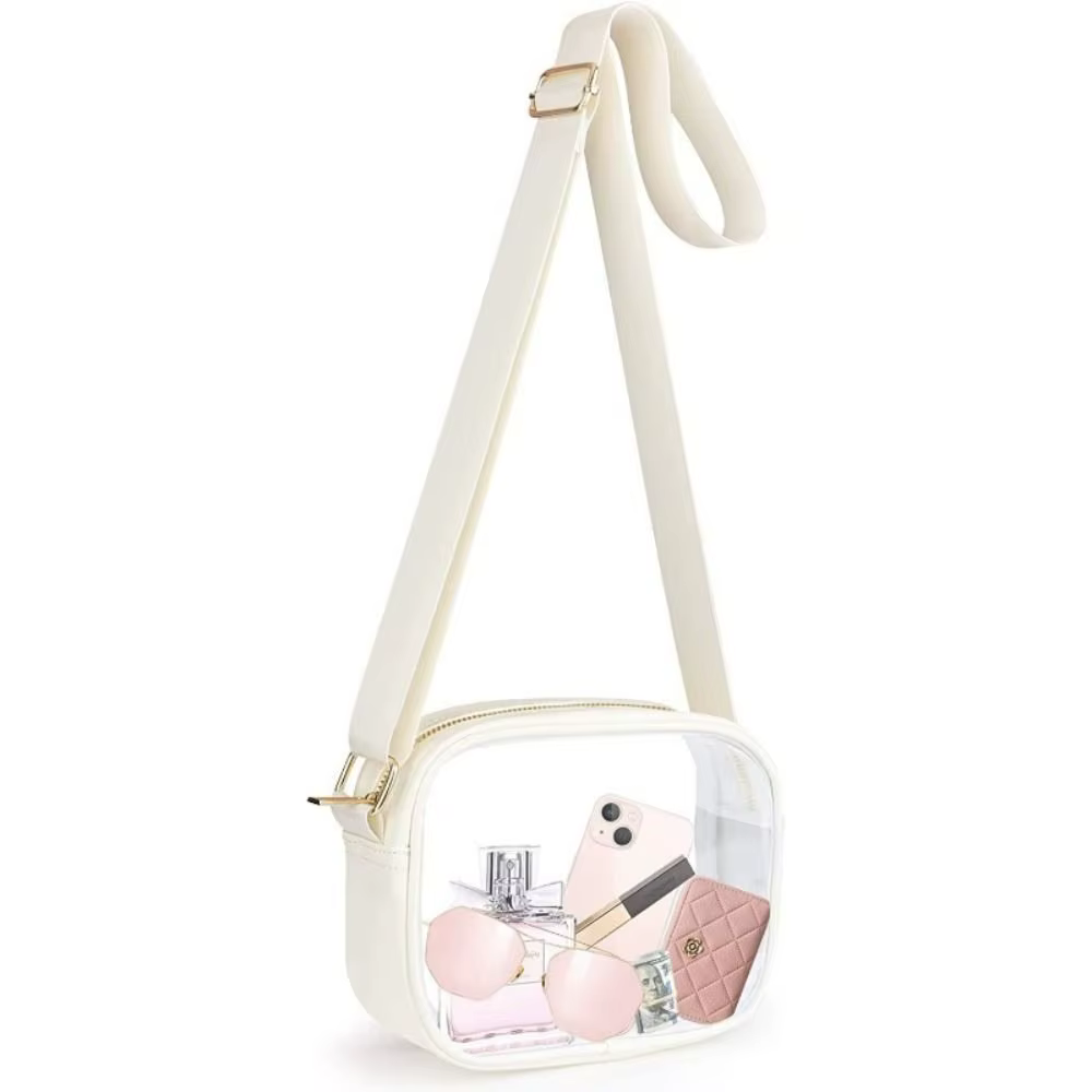 Bolso bandolera transparente impermeable para mujer - imagen 2