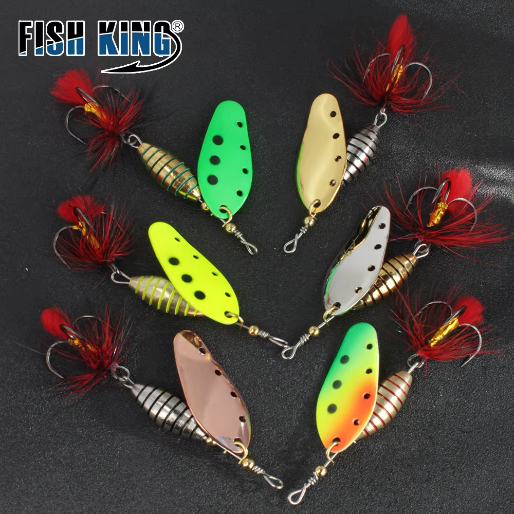 NGB Cucharilla laton con plumas y anzuelo triple de pluma - imagen 2