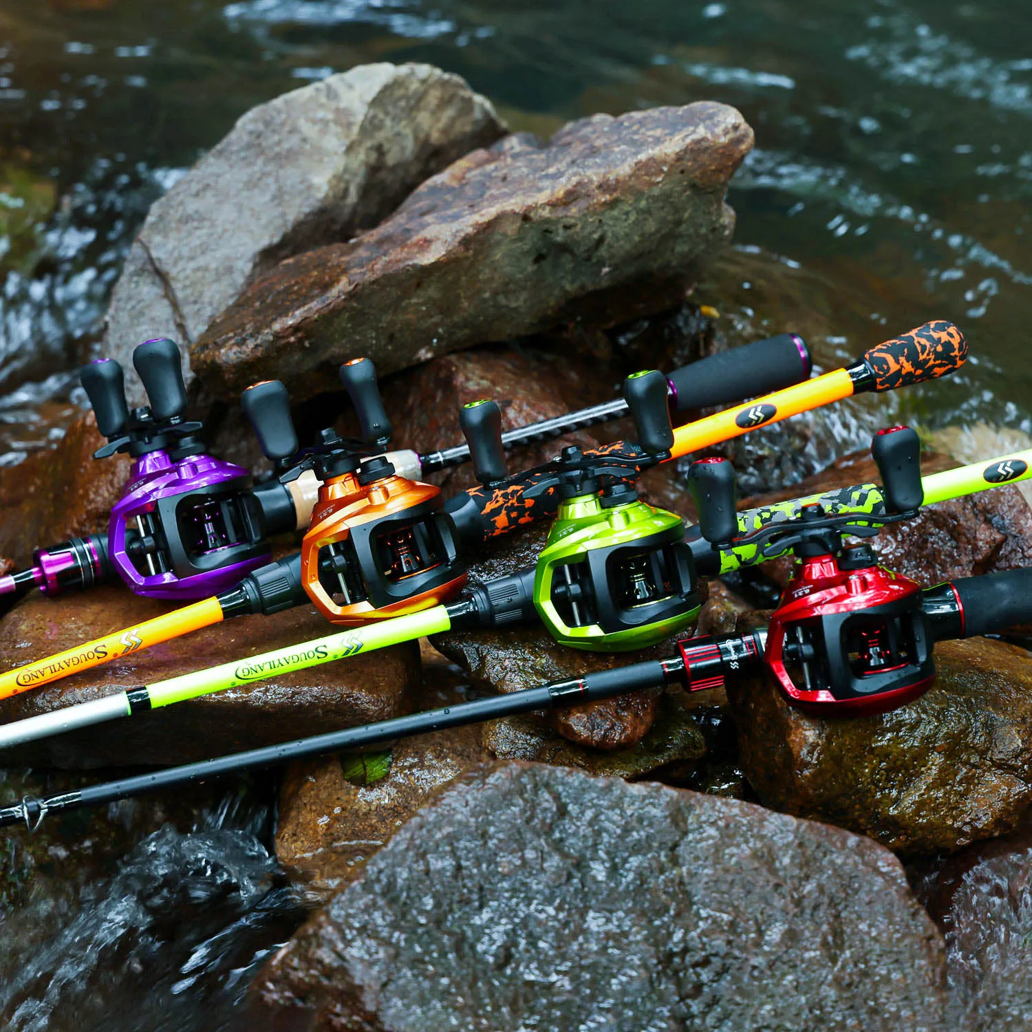 Carrete Sougayilang Baitcasting 4+1BB – Bobina aluminio pesca - imagen 5