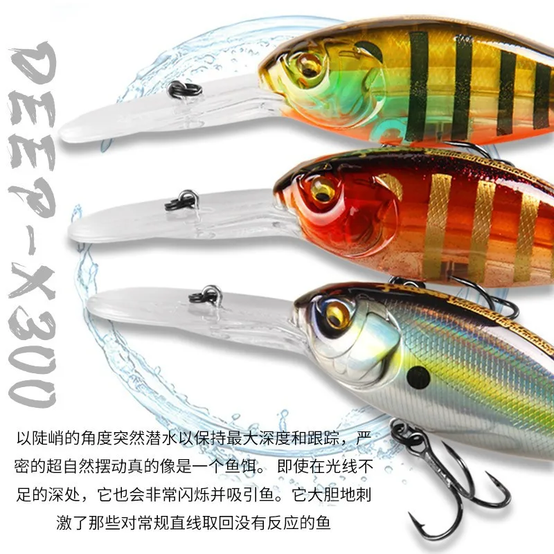 BEARKING Wobler manivela flotante para pesca en profundidad - imagen 5