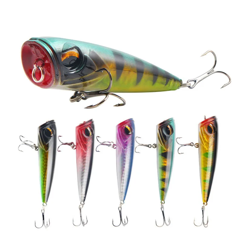 Señuelo flotante Pencil para lubina y lucio, crankbait con ojos tridimensionales - imagen 4