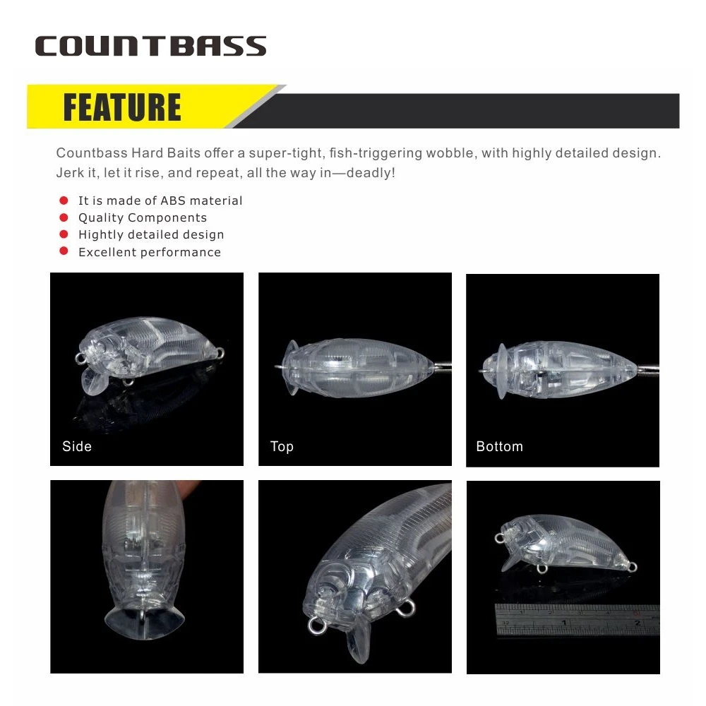 Countbass Crankbait flotante 50mm – Sistema magnético - imagen 4
