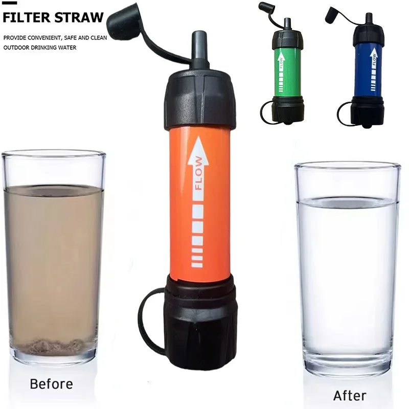 Filtro de agua portátil para senderismo y supervivencia al aire libre - imagen 2