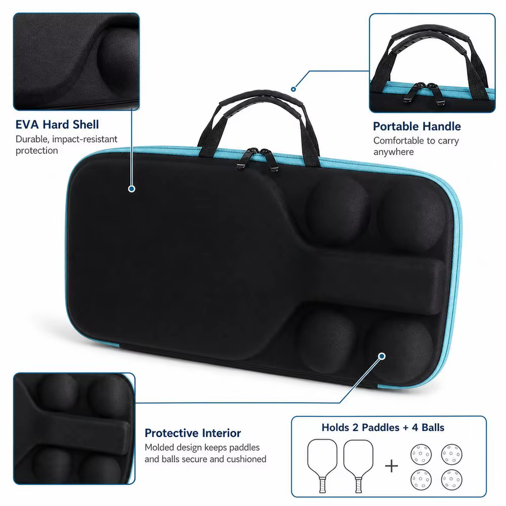 Bolsa Rígida Impermeable para Palas de Pickleball – Protección Total - imagen 4