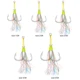 PROBEROS Anzuelos Dobles Asistencia de Pluma Slow Jig – Acero carbono - imagen 3