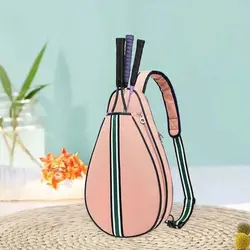 Bolsa impermeable con cremallera y bandolera para raqueta de tenis