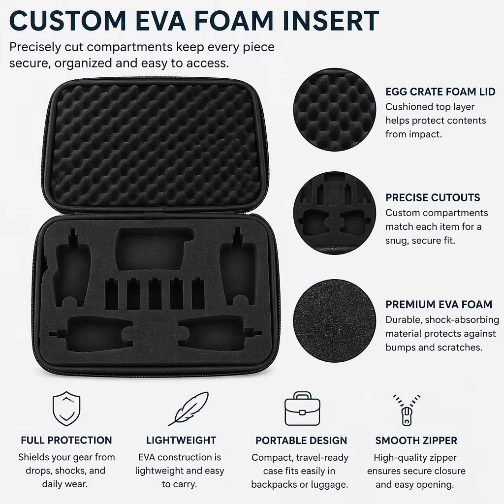 Estuche EVA para Alarmas de Carpa – Capacidad 5 uds, Anticolisión - imagen 4