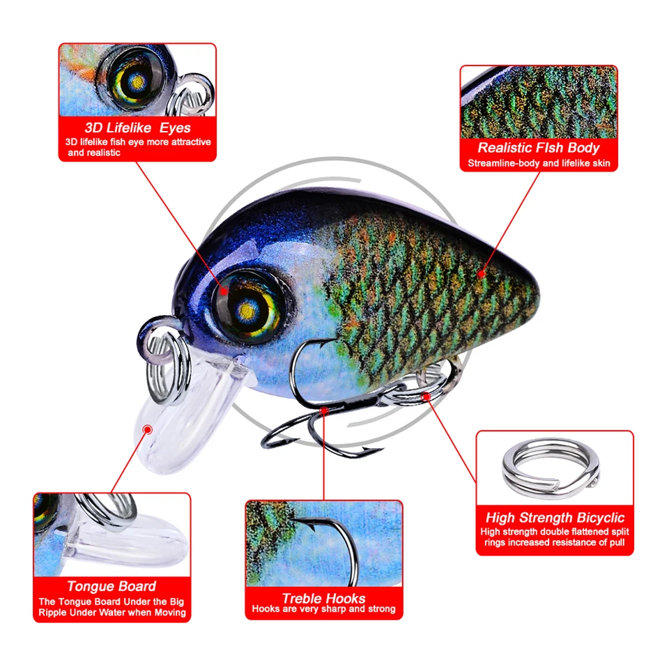 Señuelos para Lubina Proberos: crankbait de superficie y swimbait - imagen 2