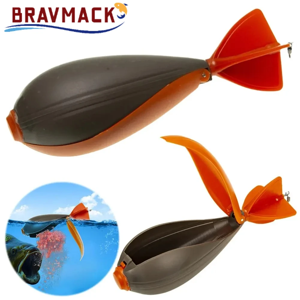 Lanzador de pellets CarpFeeder Bomb BRAVMACK – flotante feeder - imagen 3