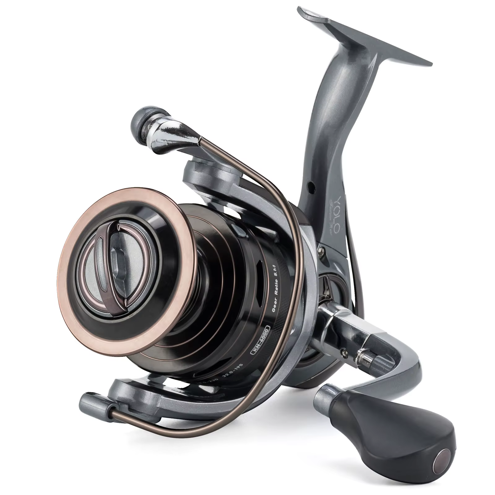 Carrete pesca agua salada Surfcasting – Bobina metal y mango aluminio