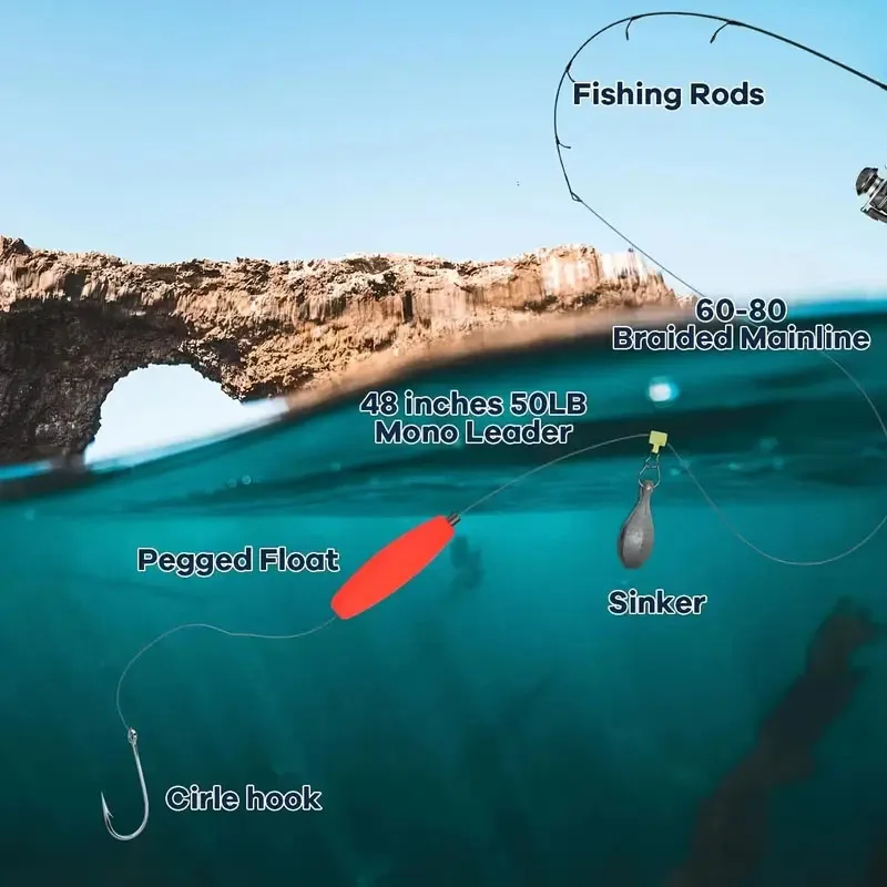 Conjunto de flotadores en caja