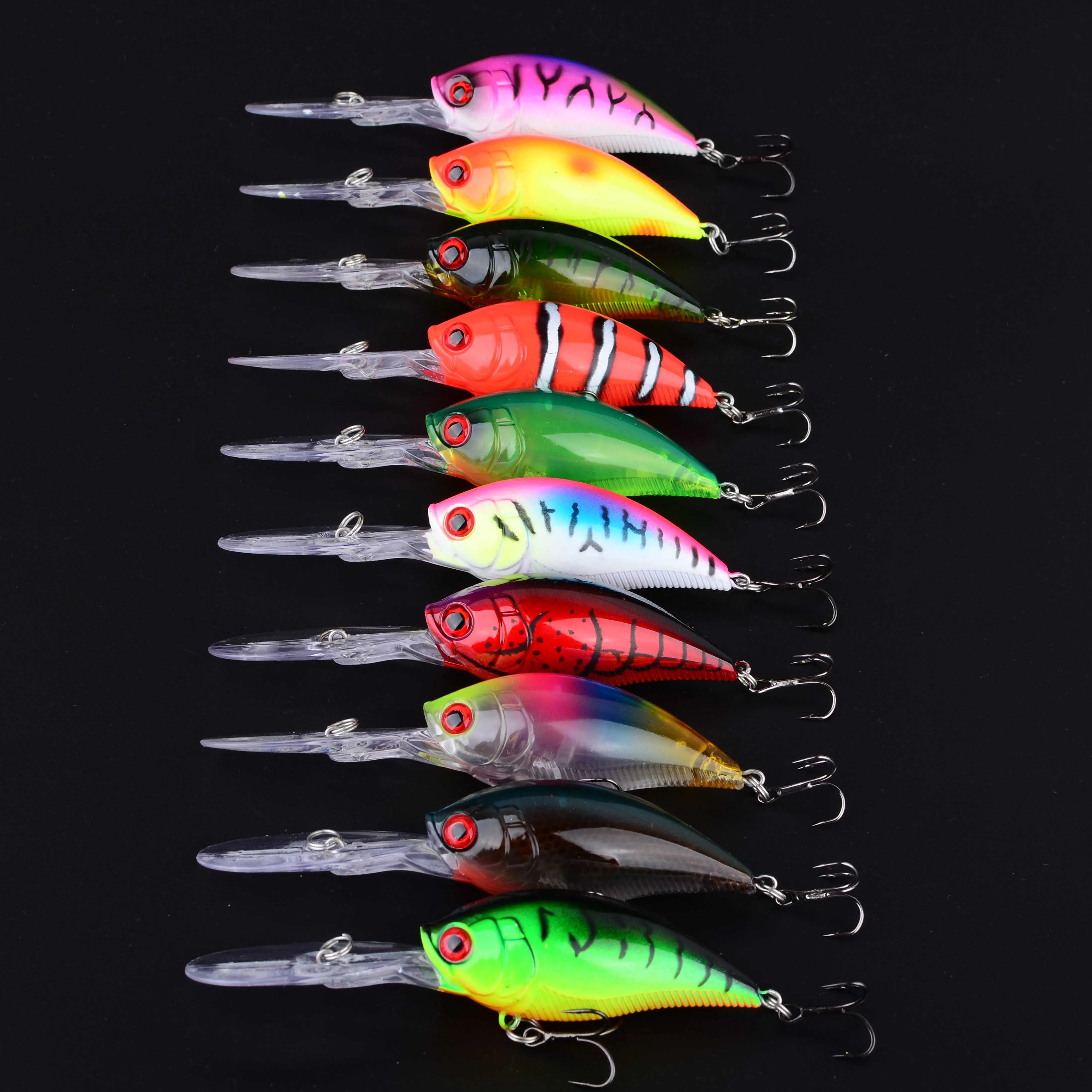 Crankbait wobbler duro para lucio y carpa, cebo artificial robusto - imagen 5