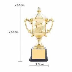 Copa de plástico Magnolia Rose para premio concurso escolar clase