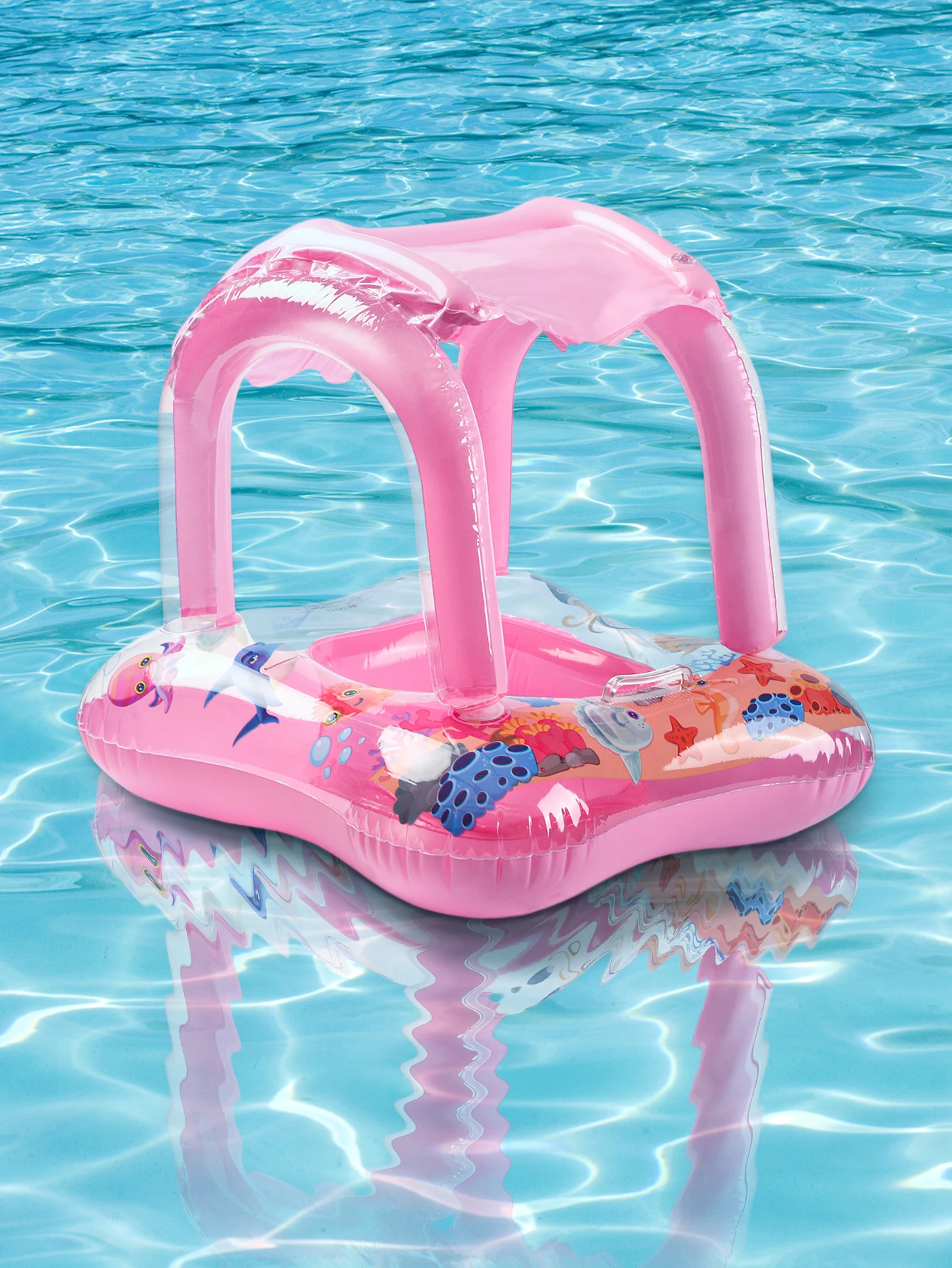 Flotador de piscina ligero colorido para lago o río