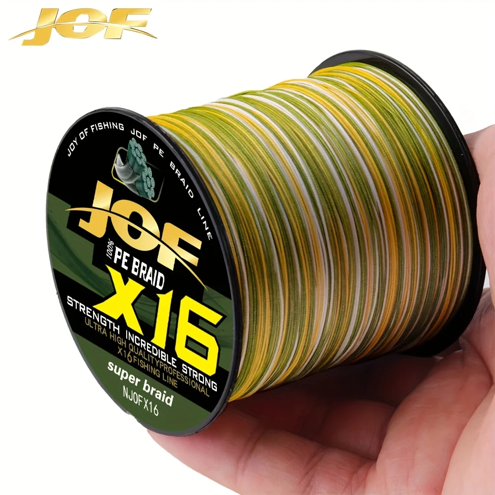 Línea de pesca trenzada PE JOF X16 – multifilamento para agua salada y dulce - imagen 2