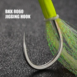 Anzuelos Doble Asistencia Jiggingpro Slow Jigging Marino Fluorescentes