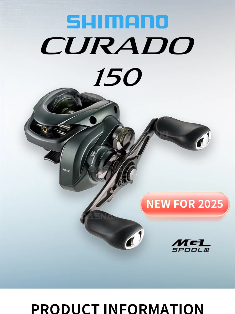 Carretes SHIMANO 2025 CURADO 150/151 mgl