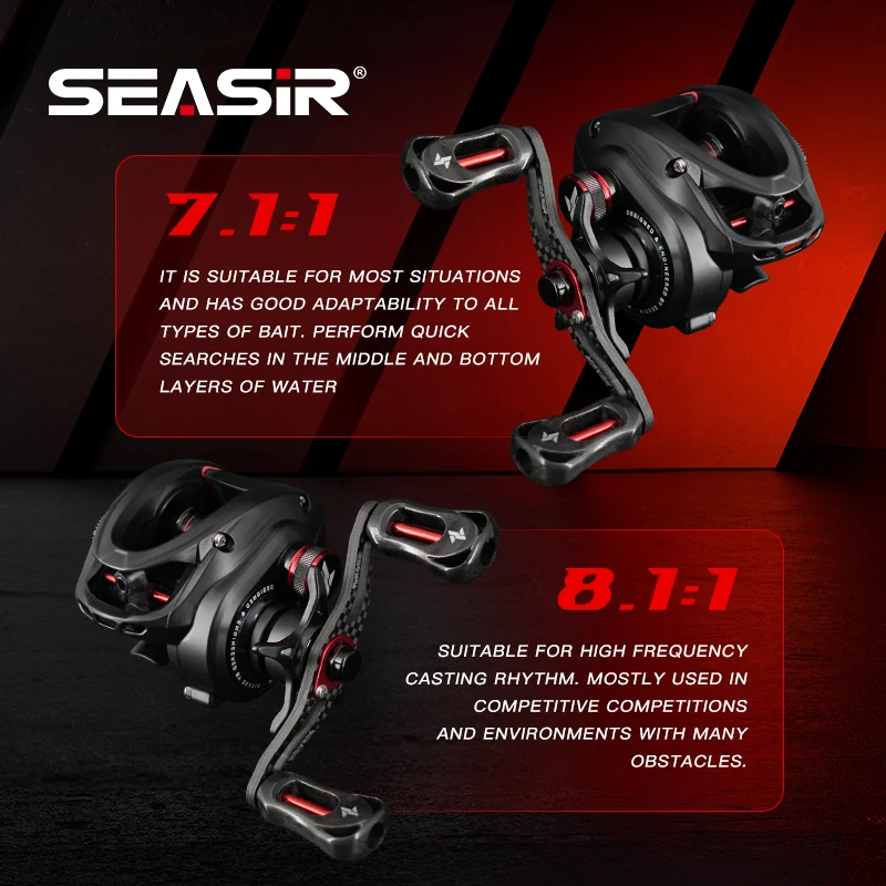 Carrete Ultraligero Seasir Mansory Pro – Carbono y doble bobina - imagen 4