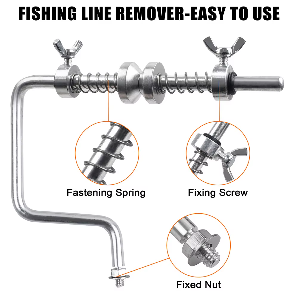 Enrollador de línea de pesca ajustable y estable para carretes - imagen 4