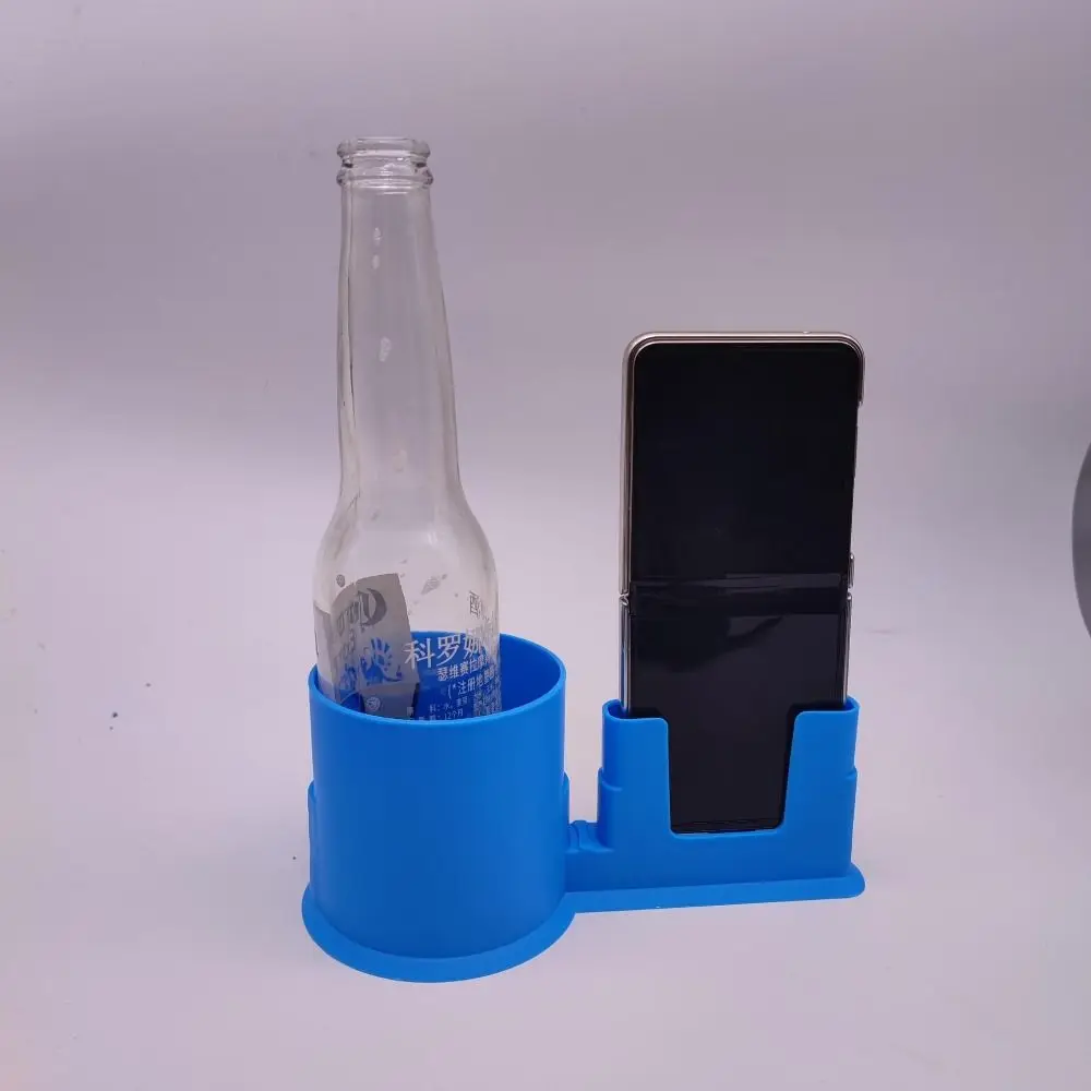 Portavasos multifuncional con compartimentos