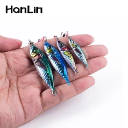 Hanlin Cuchara Giratoria para Lubina – Señuelo Metalizado de Pesca