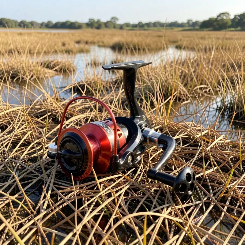Carrete de pesca lanzado ultra-liso eje inox para black bass