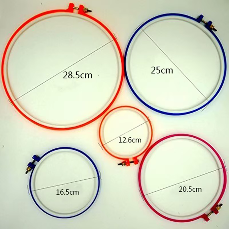 Pesca aro plástico para bordado y punto de cruz - marco ajustable - imagen 5
