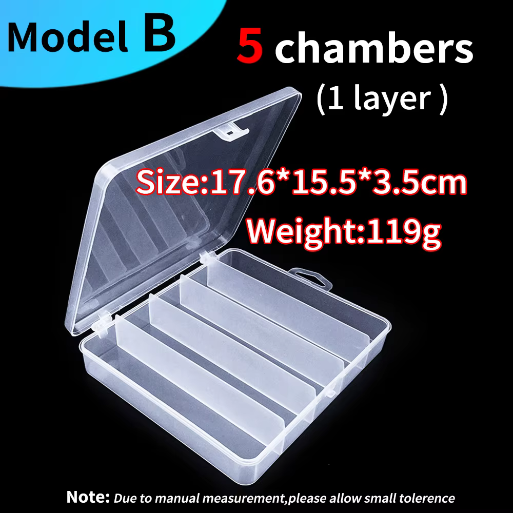 Caja porta-señuelos EGI y Bass – Estuche aparejos de pesca - imagen 4