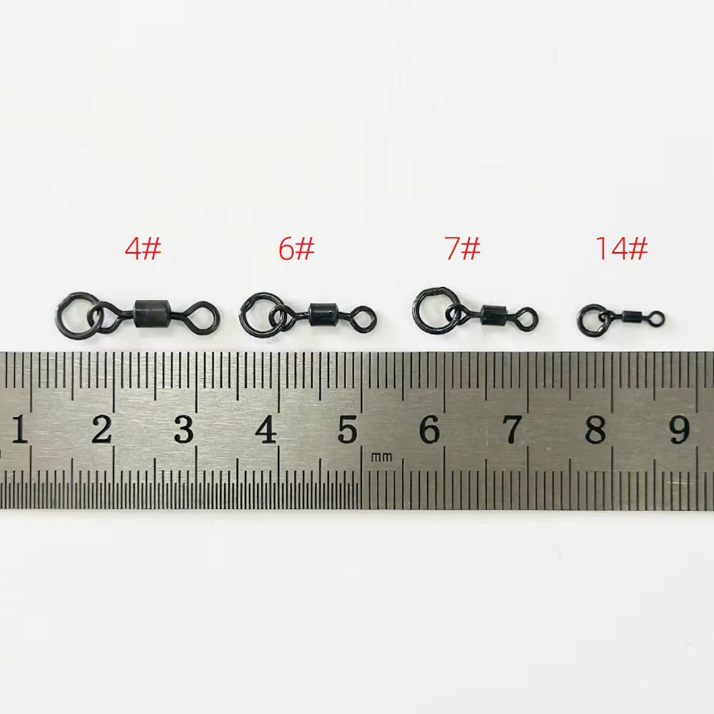Giratorios Chod negro mate DNDYUJU para Ronnie Rig carpa - imagen 2