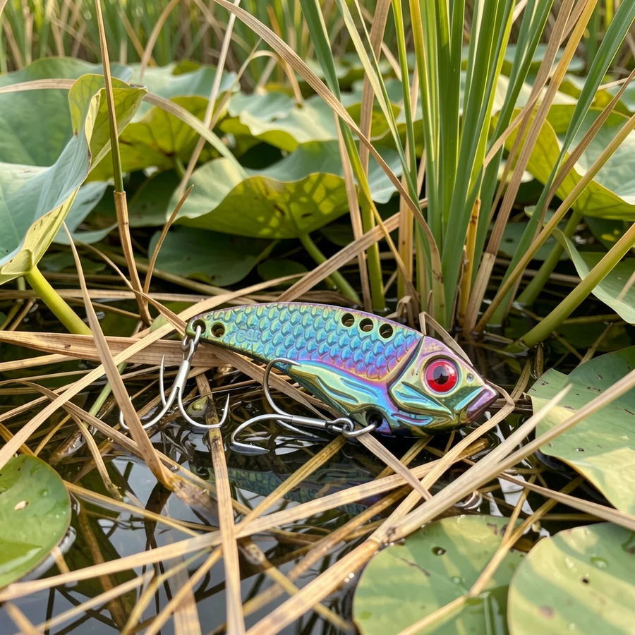 VIB ligero holográfico con ojos en relieve para trucha y crappie - imagen 5