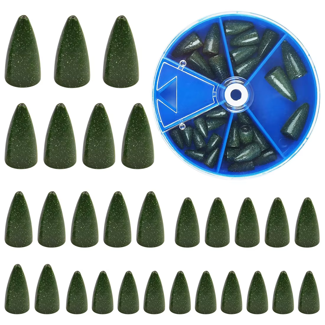 Kit Plomos Tipo Bala para Lubina – Deslizantes agua dulce y salada