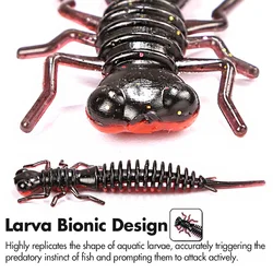 B & U Swimbait Larva – Señuelo blando para Bass y Pike
