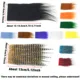 MNFT material de pelo sintético largo para atado de moscas - imagen 2