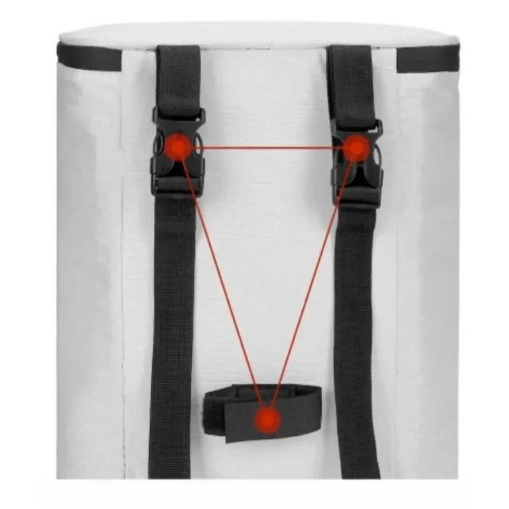 Bolsa delantera patinete eléctrico Oxford impermeable bolsillo grande - imagen 2