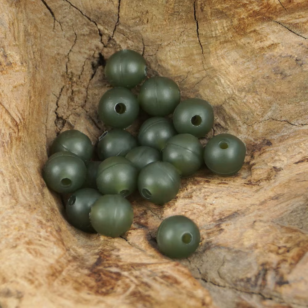 Hirisi Cuentas de Choque para Carpa – Tapones de Goma Verde - imagen 4