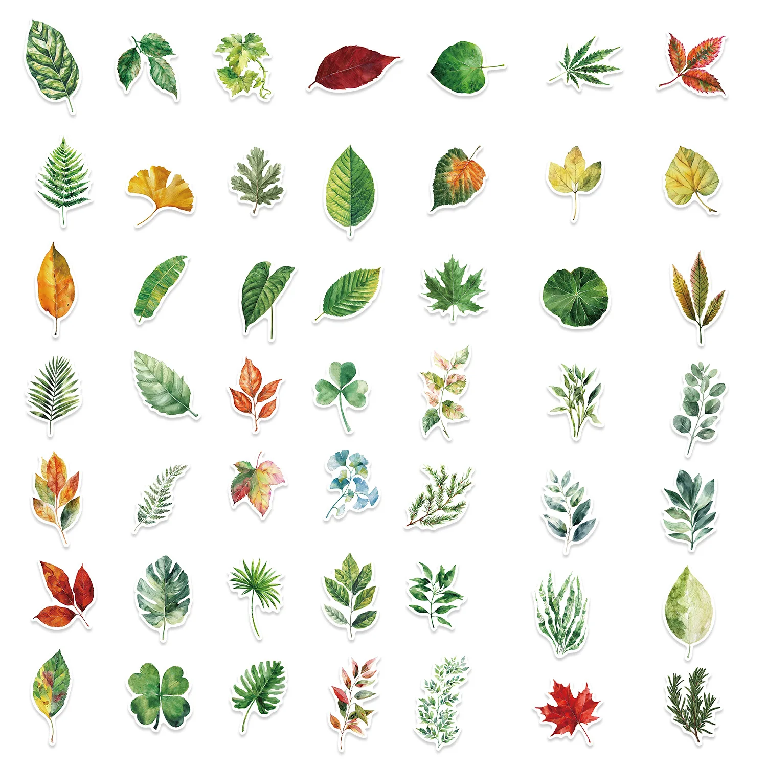 Pegatinas impermeables de hojas y plantas - para móvil, portátil - imagen 5