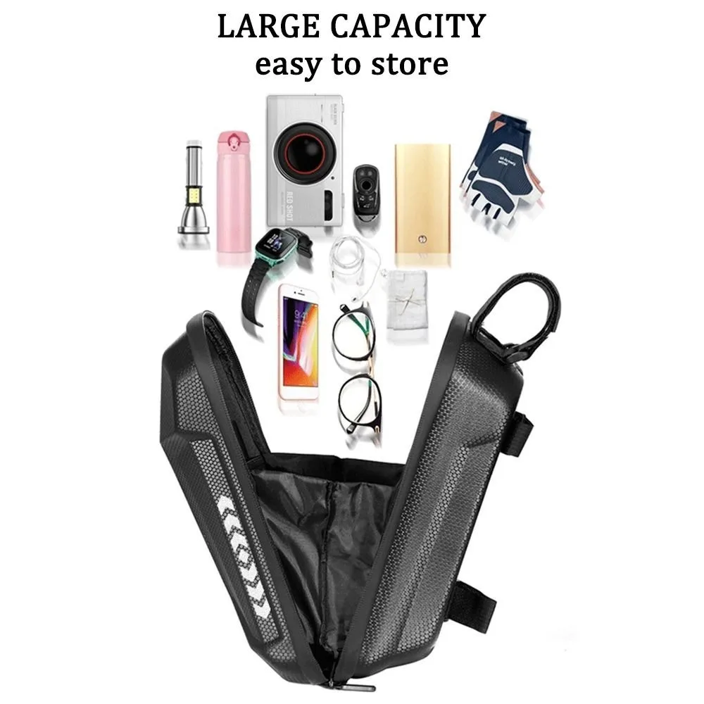 Bolsa delantera impermeable para manillar de scooter eléctrico EVA - imagen 2