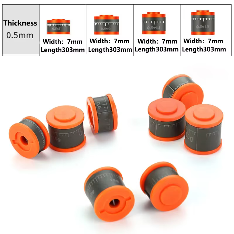 Plomo suave para pesca con clip: hoja y rollo, accesorios multiuso - imagen 4