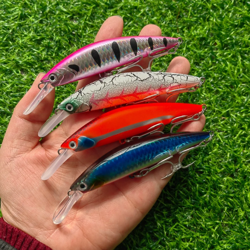 MUKUN Wobbler Minnow hundible – señuelo duro para pesca marina - imagen 3