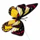 Mariposas de doble capa para jardín con decoración en macetas - imagen 4