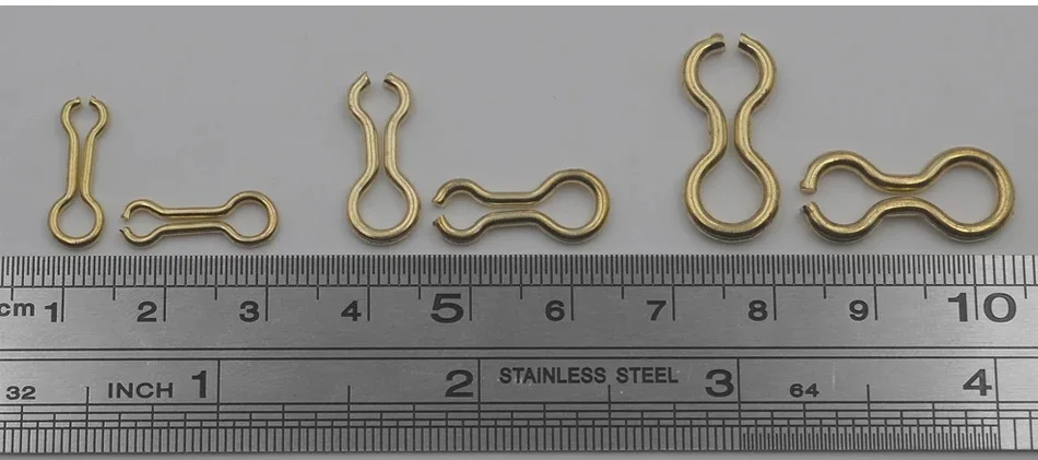 Detalle de anillos y ganchos