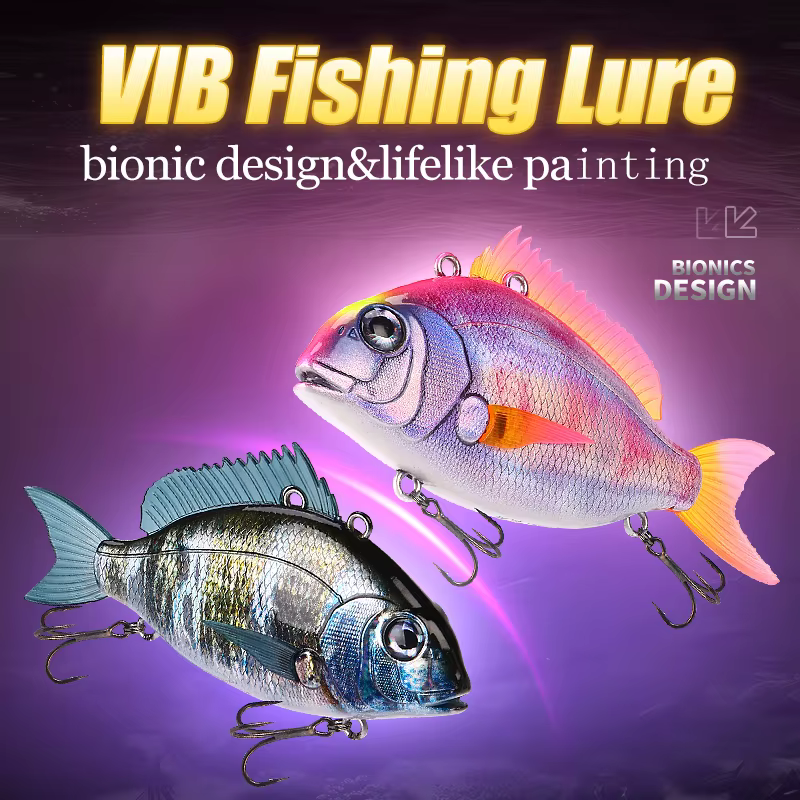 Seabass VIB 3D señuelo flotante de agua salada - imagen 4