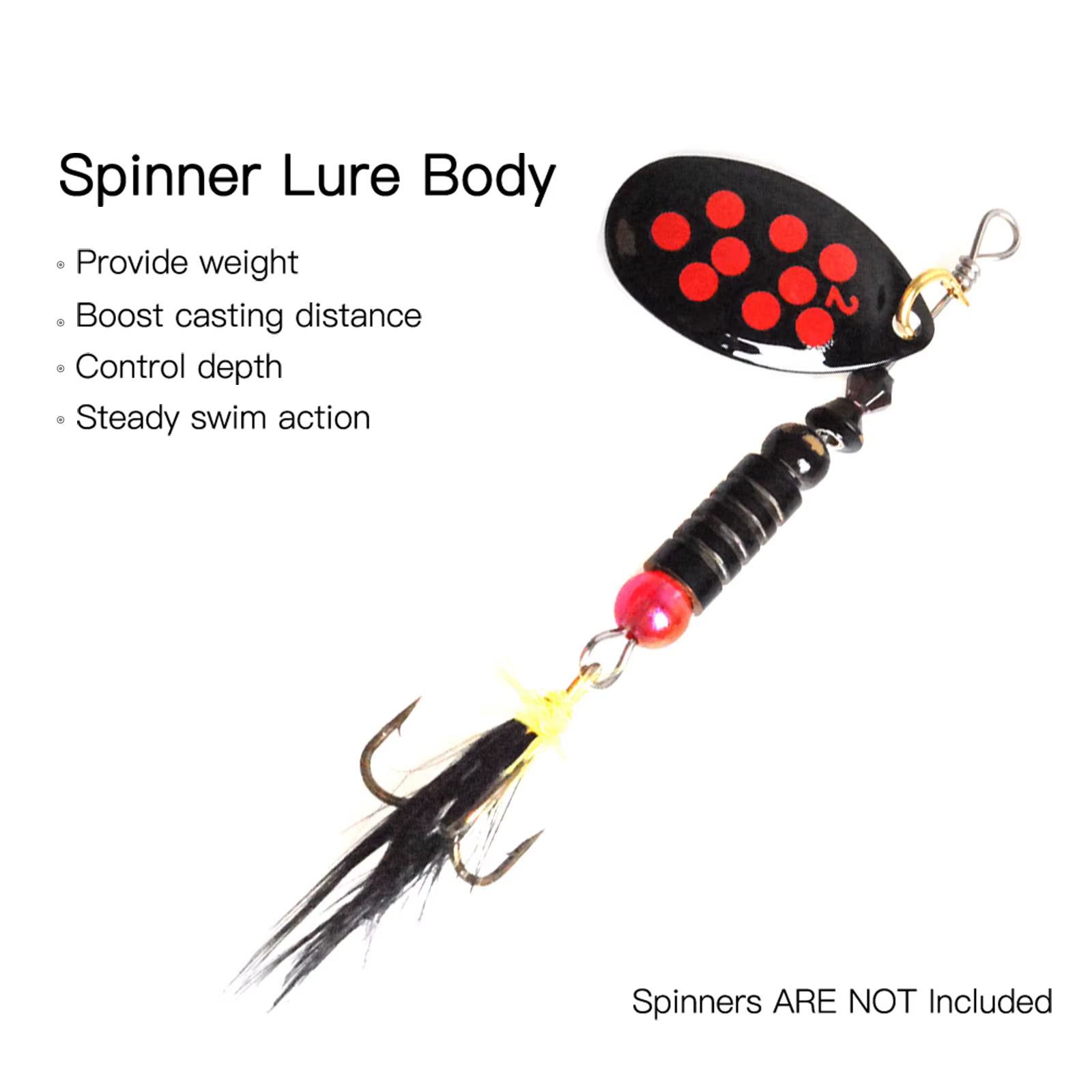 Cuerpos Spinner Inline de Latón – Aparejos para Lubina y Trucha - imagen 3