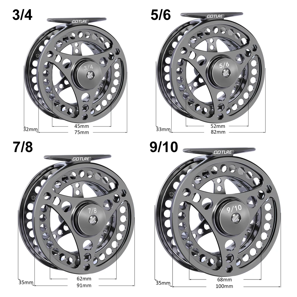 Carrete de mosca Goture 2+1BB multidireccional – Trucha y carpa - imagen 5