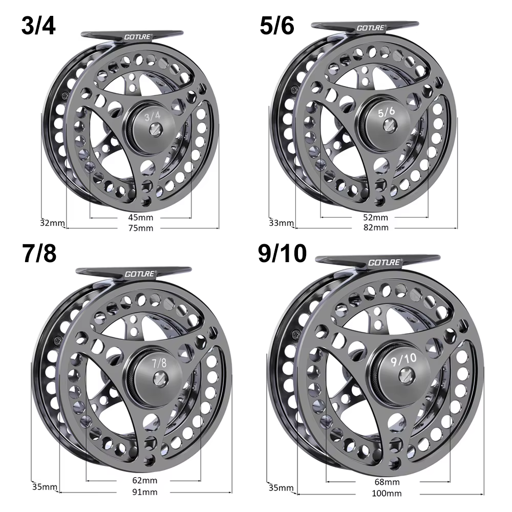 Carrete de mosca Goture 2+1BB multidireccional – Trucha y carpa - imagen 5