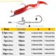 MrLurion Jig Head con púas – para vinilo y cebo suave - imagen 4