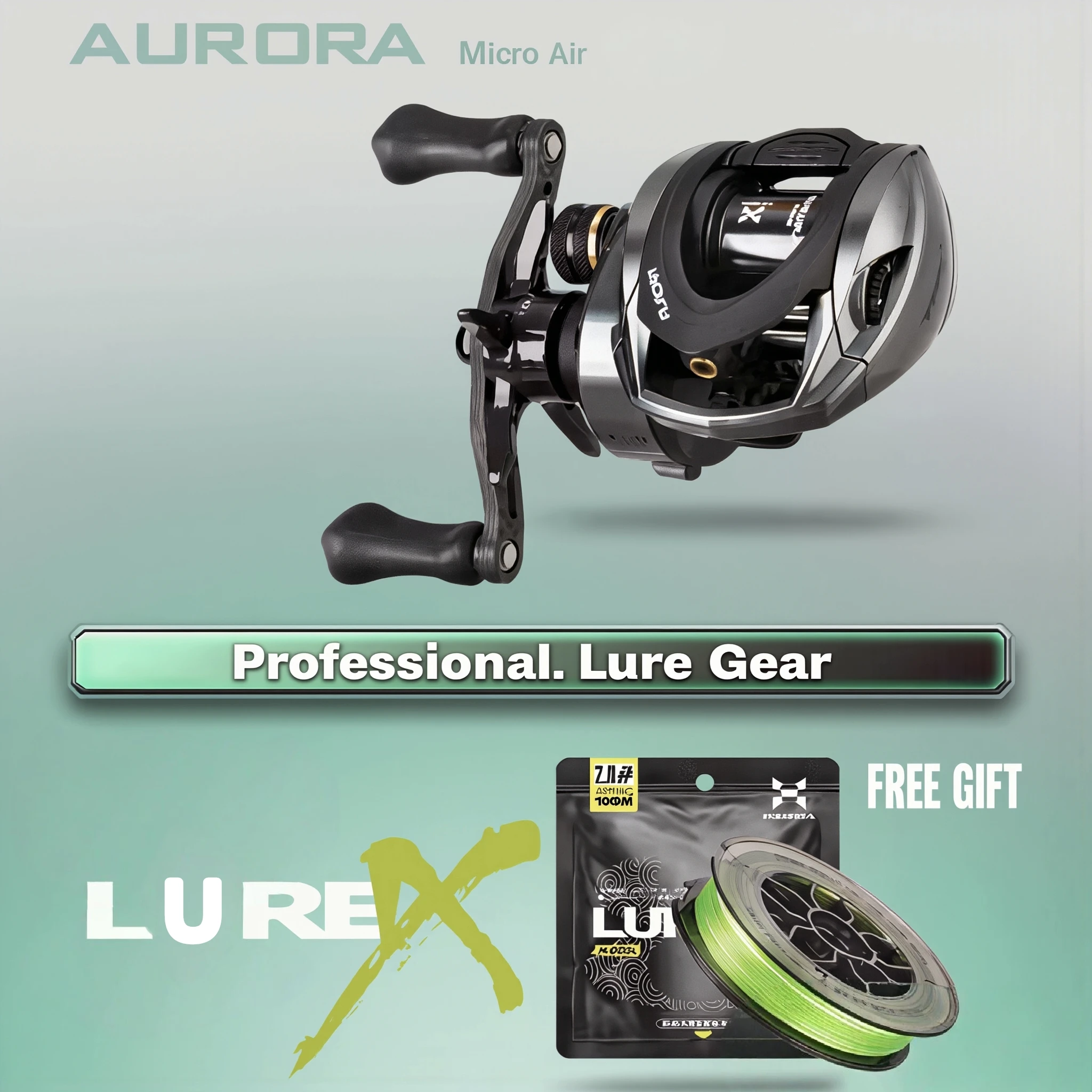 Histar Aurora AIR BFS carrete de pesca aluminio ligero freno magnético