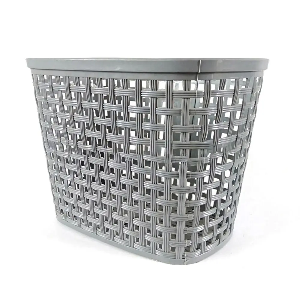 Cesta para manillar infantil de plástico hueco multicolor