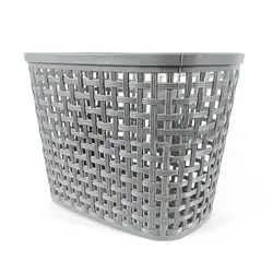 Cesta para manillar infantil de plástico hueco multicolor