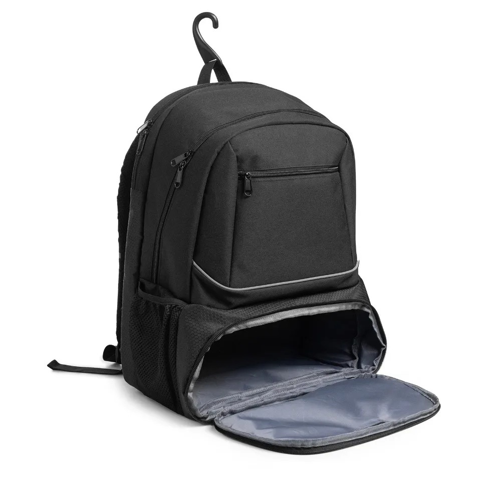Mochila de tenis reversible con cremallera y gran capacidad - imagen 2
